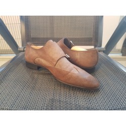 Kopie von Santoni Doppelmonk Herrenschuhe Gr.42 UK 8