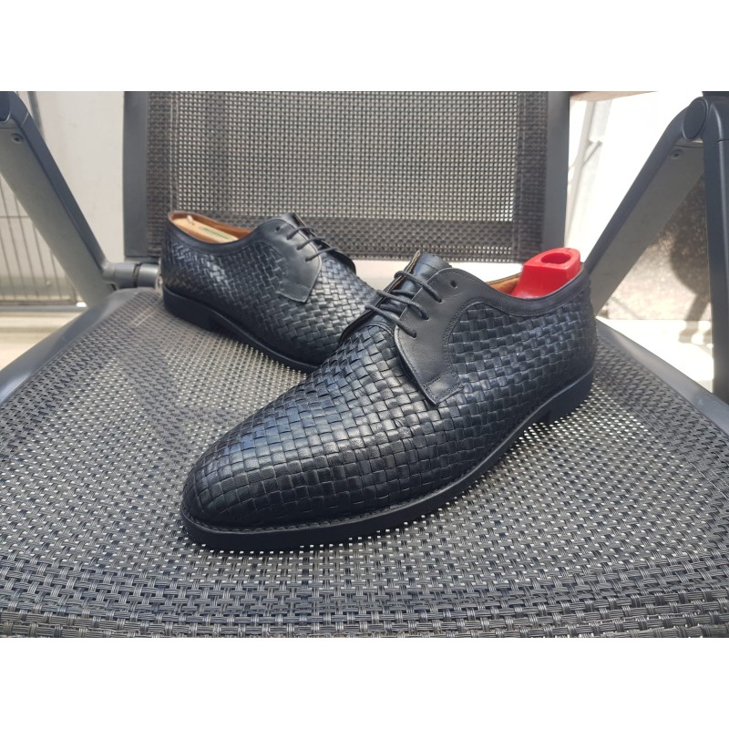Ludwig Reiter Flechtleder Herrenschuhe Gr.44 UK 9,5