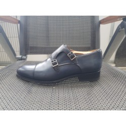 Magnanni Doppelmonk Herrenschuhe dunkelblau Gr.41
