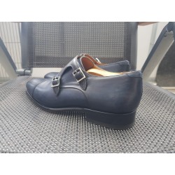 Magnanni Doppelmonk Herrenschuhe dunkelblau Gr.41