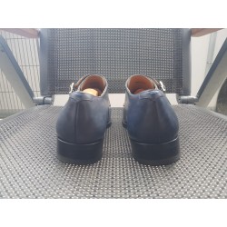 Magnanni Doppelmonk Herrenschuhe dunkelblau Gr.41