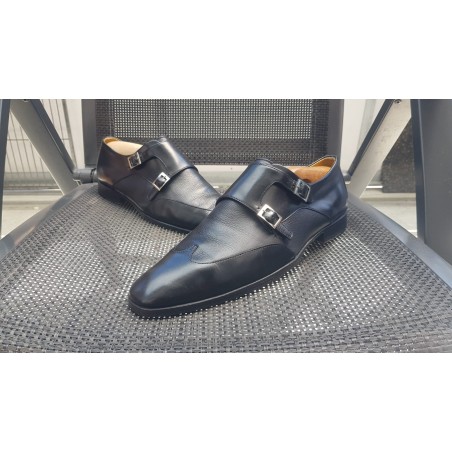 Hugo Boss Doppelmonk Selection Herrenschuhe Gr.41 UK 7