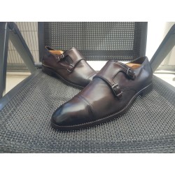 Hugo Boss Doppelmonk Herrenschuhe Tailored Gr.43 UK 9