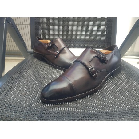 Hugo Boss Doppelmonk Herrenschuhe Tailored Gr.43 UK 9