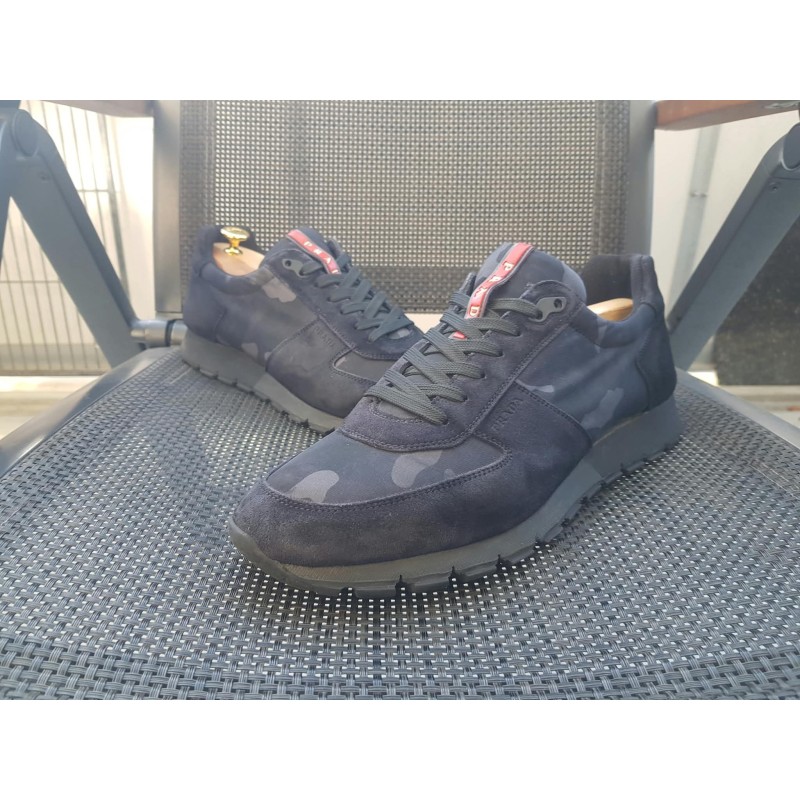 Prada Camouflage Herrenschuhe Gr.43 UK 9
