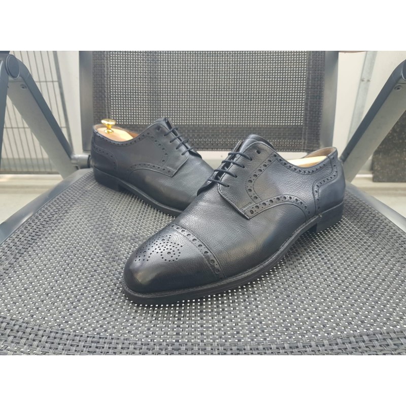 Heinrich Dinkelacker schwarz Herrenschuh Gr. 42 UK 8