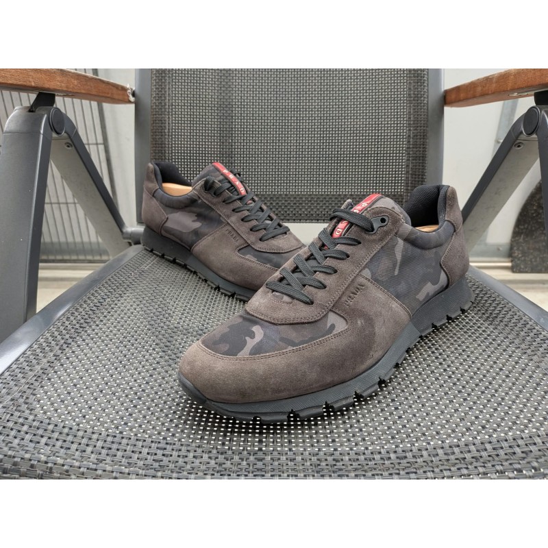 Prada Camouflage Herrenschuhe Gr.45 UK 11