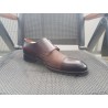 Santoni Doppelmonk Herrenschuhe braun  Gr.42,5 Uk 8,5