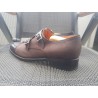 Santoni Doppelmonk Herrenschuhe braun  Gr.42,5 Uk 8,5