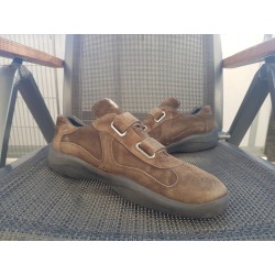 Prada Americas Cup Herrenschuhe Braun Gr.44
