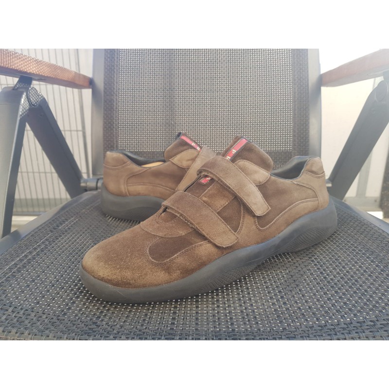 Prada Americas Cup Herrenschuhe Braun Gr.44 Prada Americas Cup Herrenschuhe Braun Gr.44