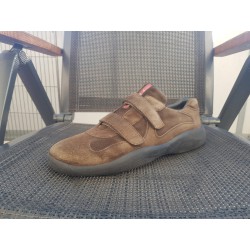 Prada Americas Cup Herrenschuhe Braun Gr.44
