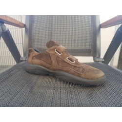 Prada Americas Cup Herrenschuhe Braun Gr.44