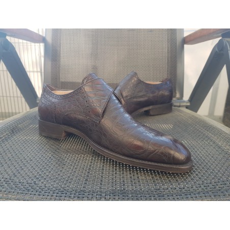 Lottusse Monk Herrenschuhe  Kroko Gr.41