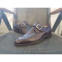 Lottusse Monk Herrenschuhe  Kroko Gr.41