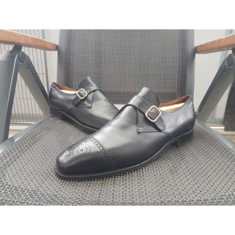 Crockett Jones Cadogan Doppelmonk Herrenschuhe Gr.46 UK 12