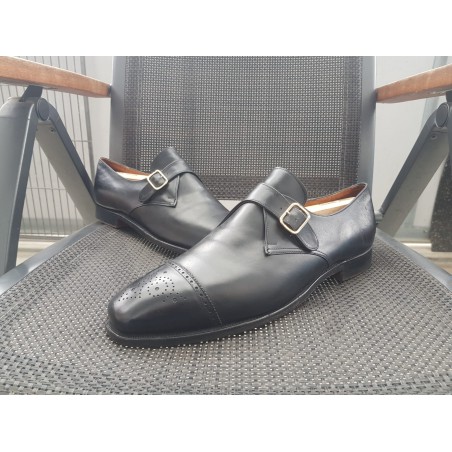 Crockett Jones Cadogan Doppelmonk Herrenschuhe Gr.46 UK 12