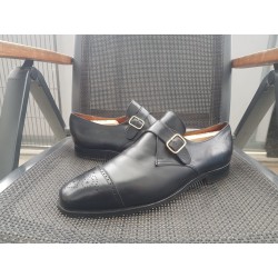 Crockett Jones Cadogan Doppelmonk Herrenschuhe Gr.46 UK 12